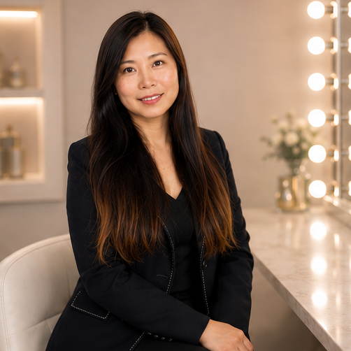 Rose Zhang, founder and lead bridal beauty artist at Art Creation In CA